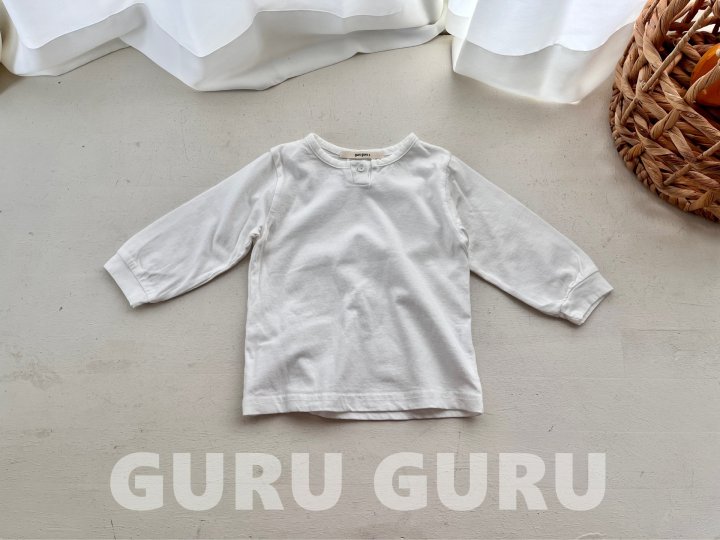 Guru Guru - Korean Baby Fashion - #babyootd - Button Tee