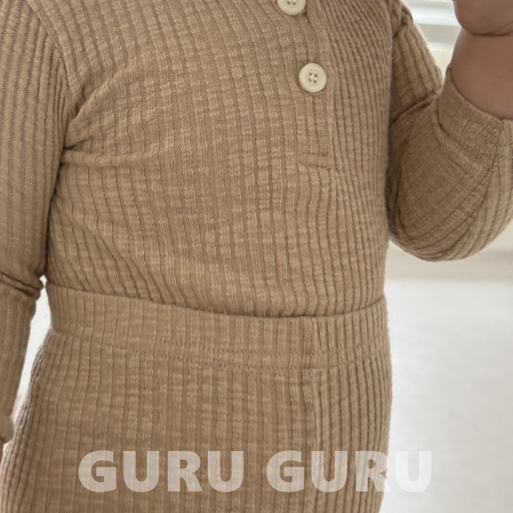 Guru Guru - Korean Baby Fashion - #babyootd - Modal Set - 7