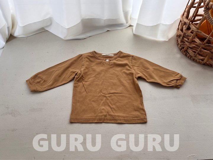 Guru Guru - Korean Baby Fashion - #babyoutfit - Button Tee - 2