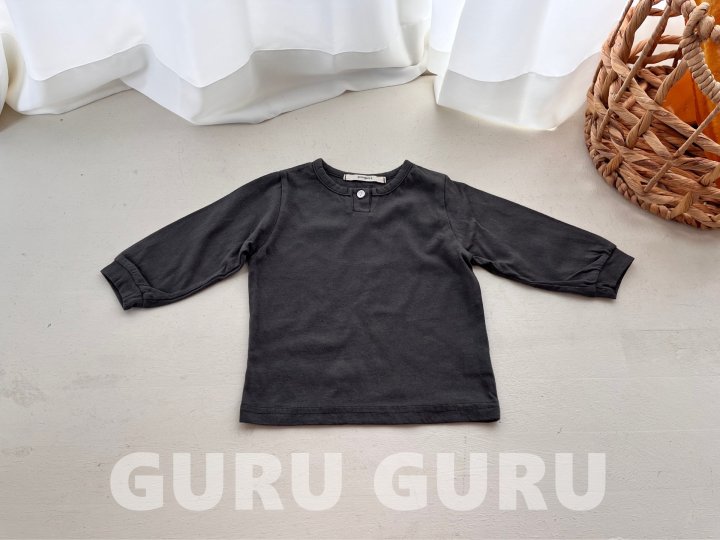 Guru Guru - Korean Baby Fashion - #babyoutfit - Button Tee - 3