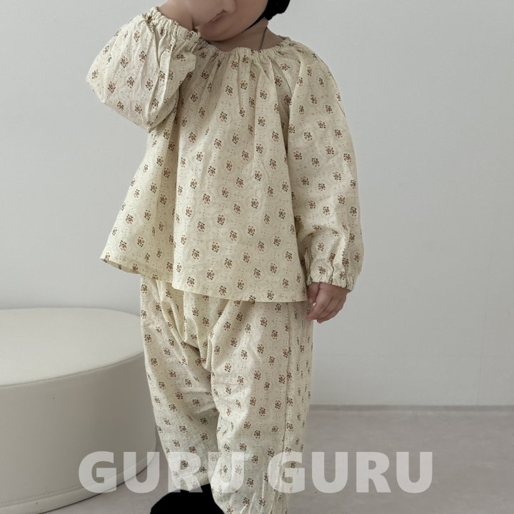 Guru Guru - Korean Baby Fashion - #babyoutfit - Flora Set - 10