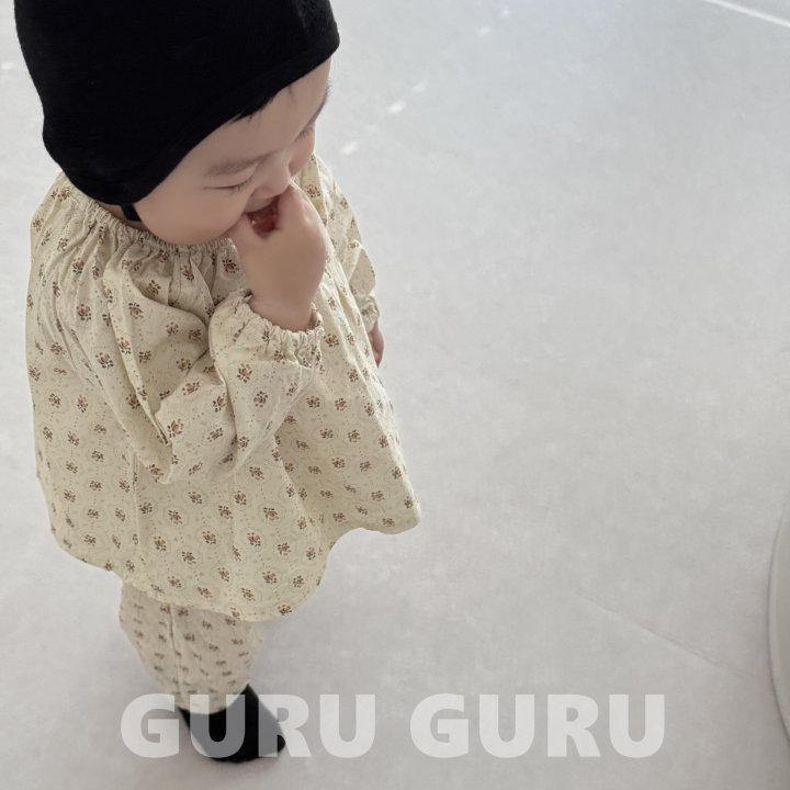 Guru Guru - Korean Baby Fashion - #babyoutfit - Flora Set - 11