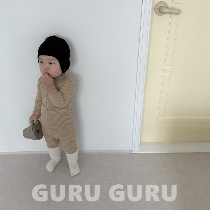 Guru Guru - Korean Baby Fashion - #babyoutfit - Modal Set - 9