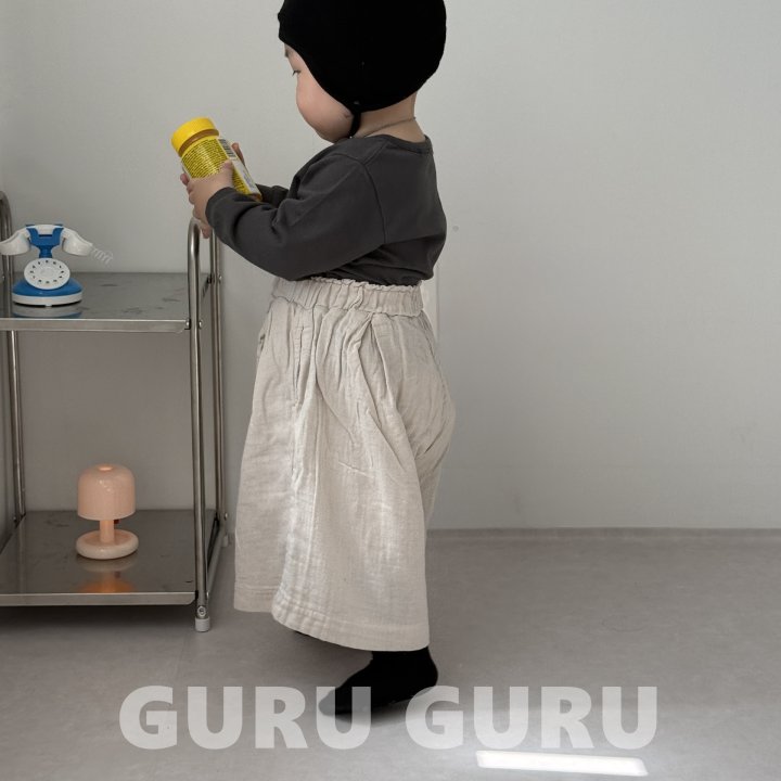 Guru Guru - Korean Baby Fashion - #babyoutfit - Wide Pants - 5
