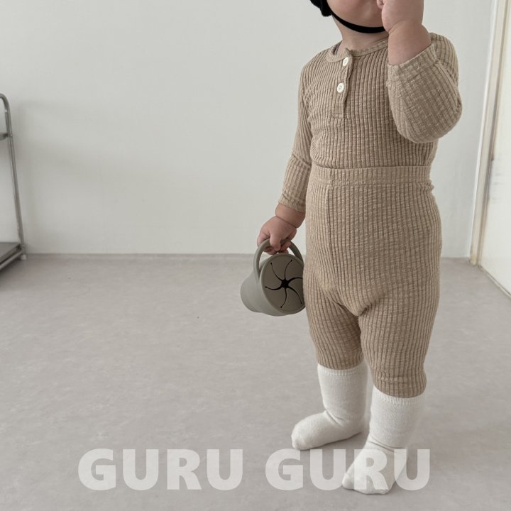 Guru Guru - Korean Baby Fashion - #onlinebabyboutique - Modal Set - 11