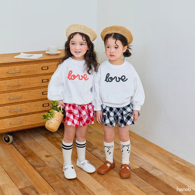 Hanab - Korean Children Fashion - #Kfashion4kids - Check Love Skirt Set - 9