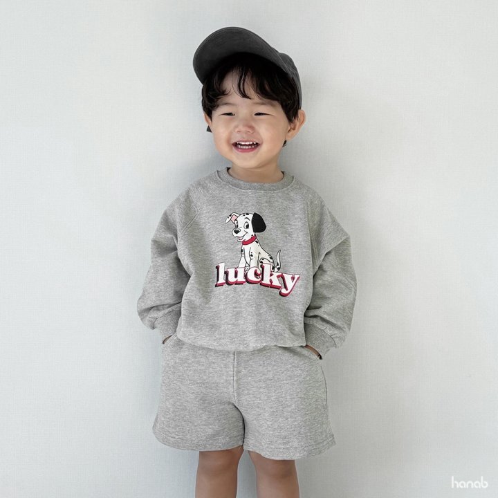 Hanab - Korean Children Fashion - #kidsstore - Lucky D Shorts set - 3