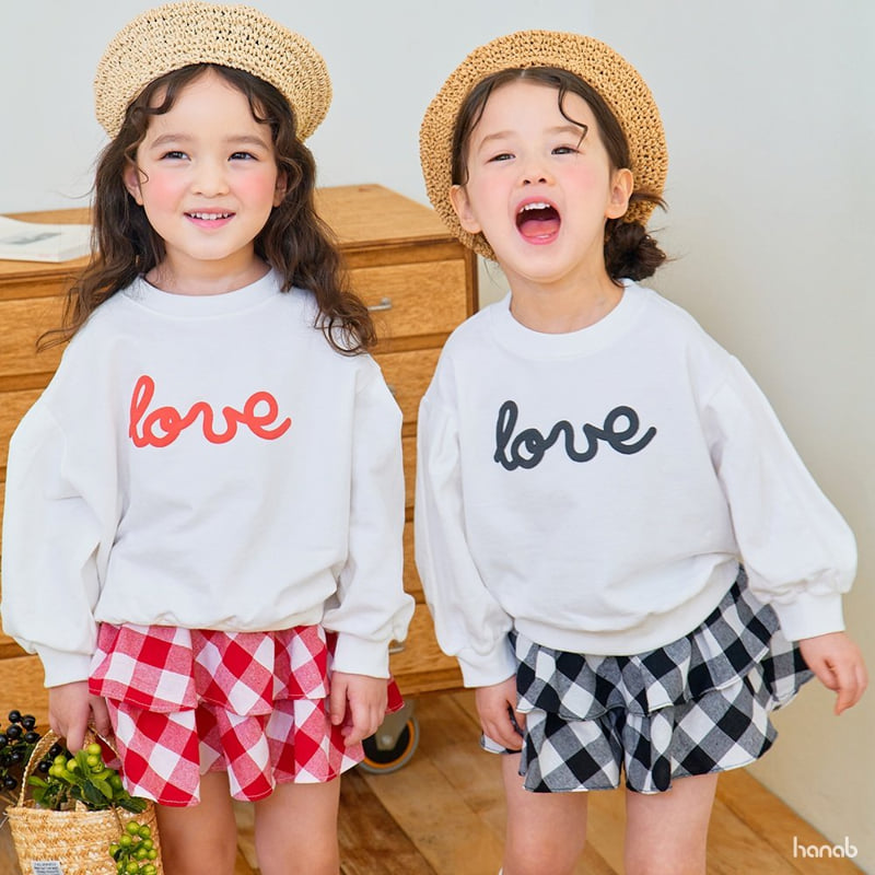 Hanab - Korean Children Fashion - #kidzfashiontrend - Check Love Skirt Set - 8