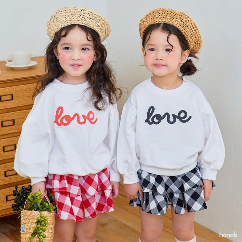 Hanab - Korean Children Fashion - #littlefashionista - Check Love Skirt Set - 10