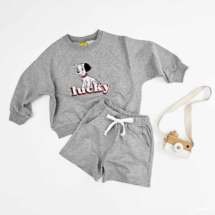Hanab - Korean Children Fashion - #toddlerclothing - Lucky D Shorts set - 11