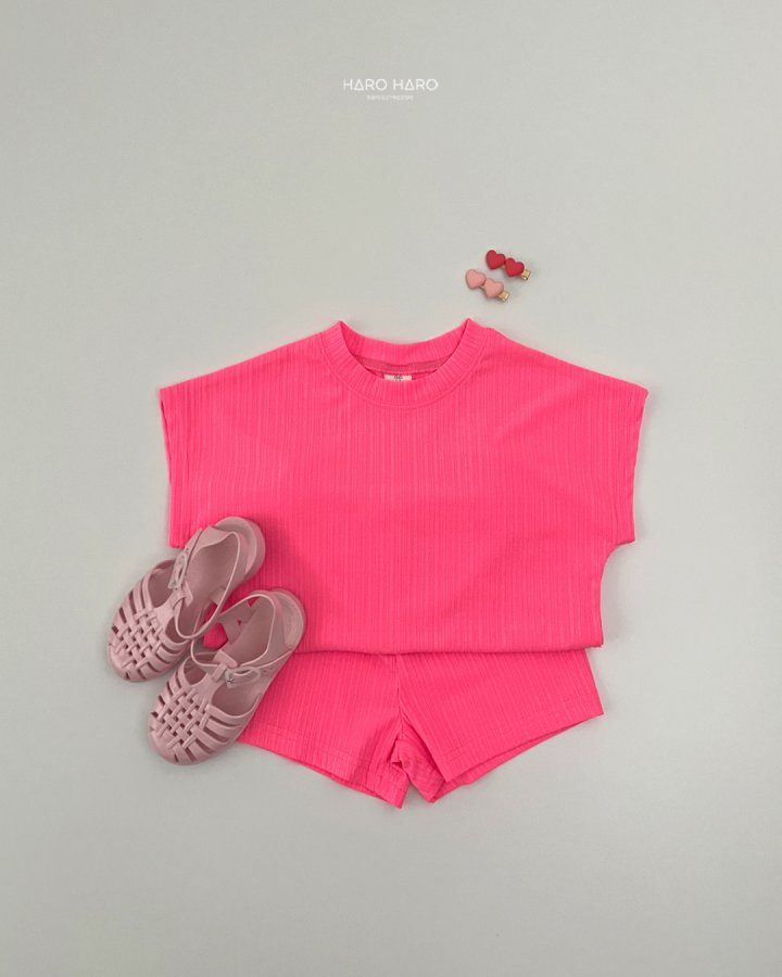 Haro Haro - Korean Children Fashion - #Kfashion4kids - Pleated Top Bottom Set - 10