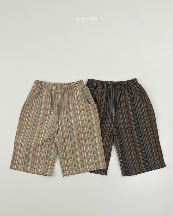 Haro Haro - Korean Children Fashion - #Kfashion4kids - Bell Stripe Pants - 3