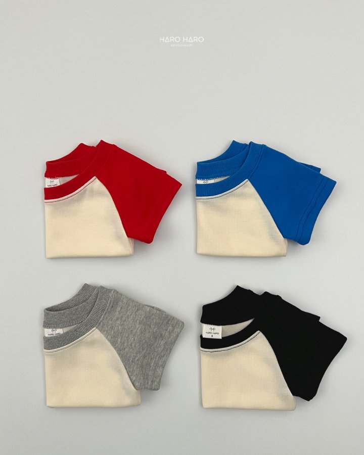 Haro Haro - Korean Children Fashion - #Kfashion4kids - Retro Raglan Short Tee - 8