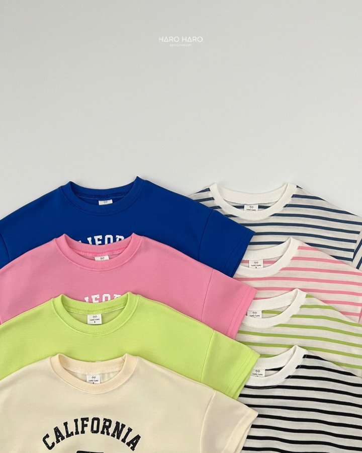 Haro Haro - Korean Children Fashion - #Kfashion4kids - (1+1) California Summer Sweatshirts - 6