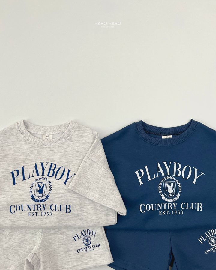 Haro Haro - Korean Children Fashion - #childofig - Playboy Top Bottom Set - 5