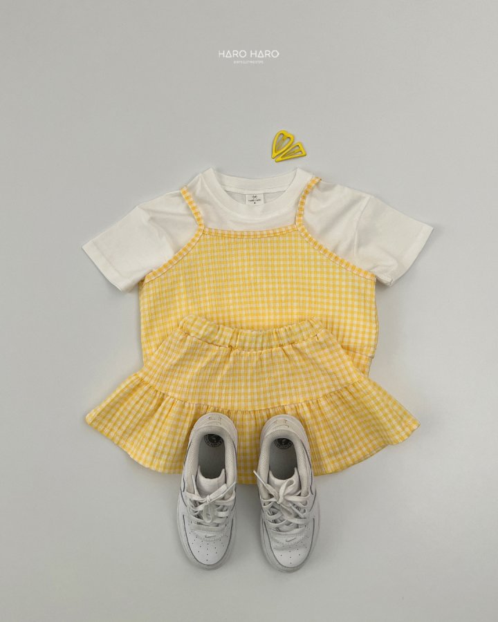 Haro Haro - Korean Children Fashion - #childofig - Petite Check Bustier - 9