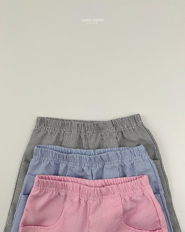 Haro Haro - Korean Children Fashion - #prettylittlegirls - Marine Stripe Pants - 4