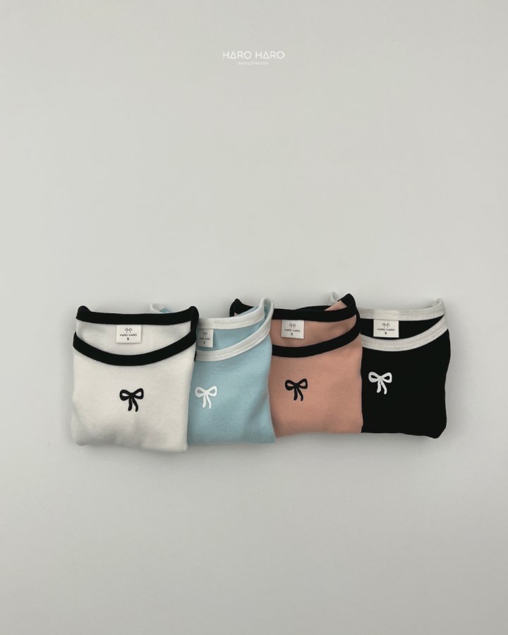Haro Haro - Korean Children Fashion - #childofig - Ribbon Tee - 7