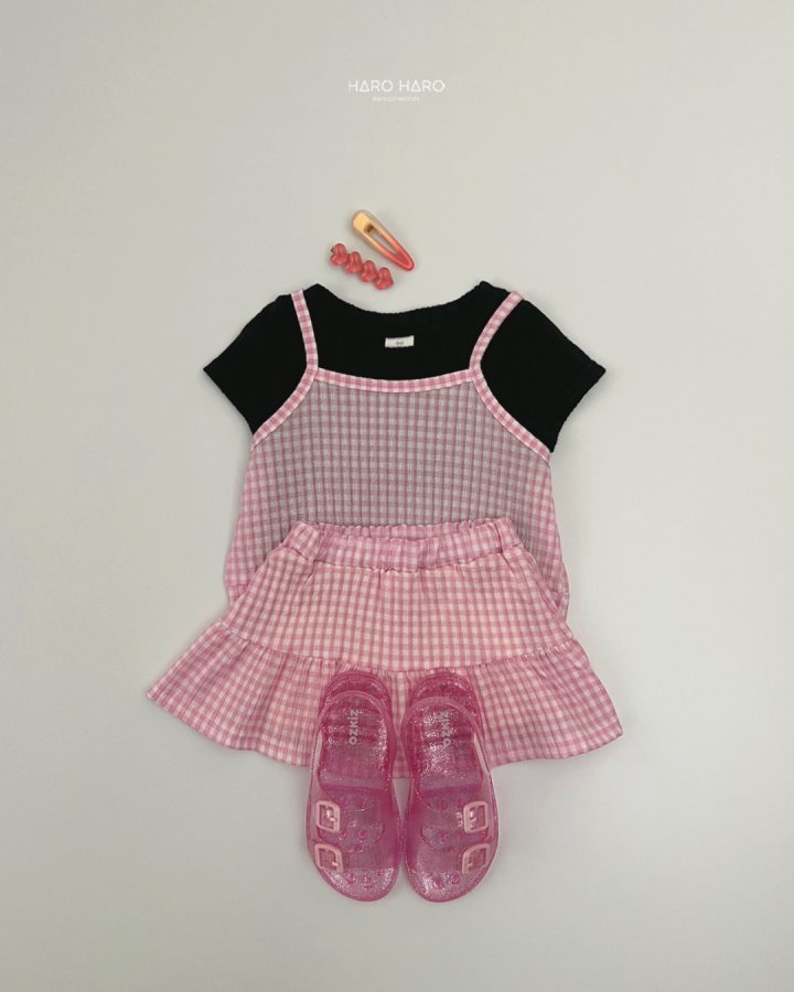 Haro Haro - Korean Children Fashion - #childofig - Link Semi Crop Tee - 11