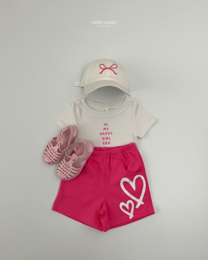 Haro Haro - Korean Children Fashion - #childofig - Lettering Semi Crop Tee - 9