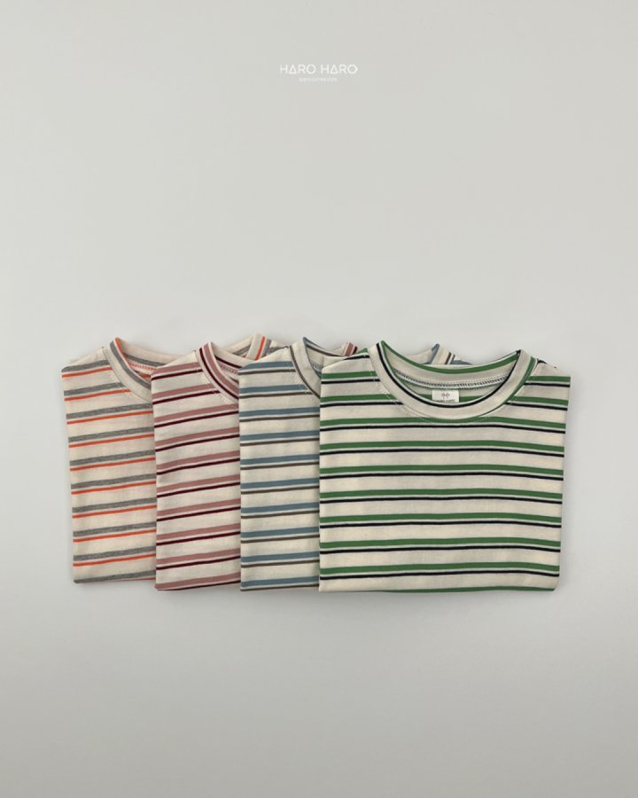 Haro Haro - Korean Children Fashion - #childofig - 3 Stripe Tee - 7