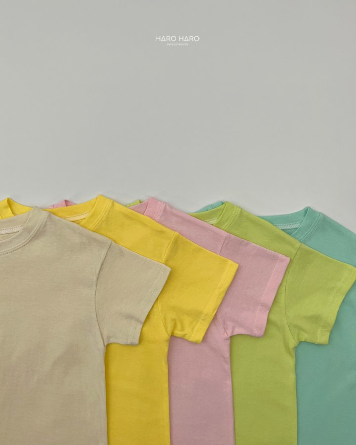 Haro Haro - Korean Children Fashion - #childofig - Summer Pastel Tee - 5