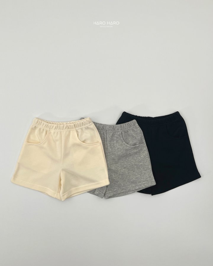 Haro Haro - Korean Children Fashion - #childofig - Basic Half Pants (set of 3) - 3