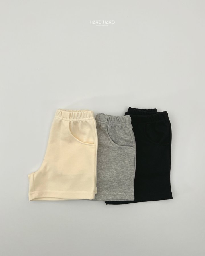 Haro Haro - Korean Children Fashion - #childofig - Basic Half Pants (set of 3) - 4