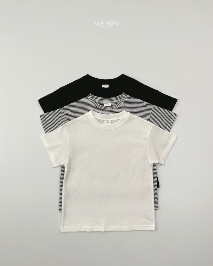 Haro Haro - Korean Children Fashion - #childofig - Essential Tee (set of 3) - 2
