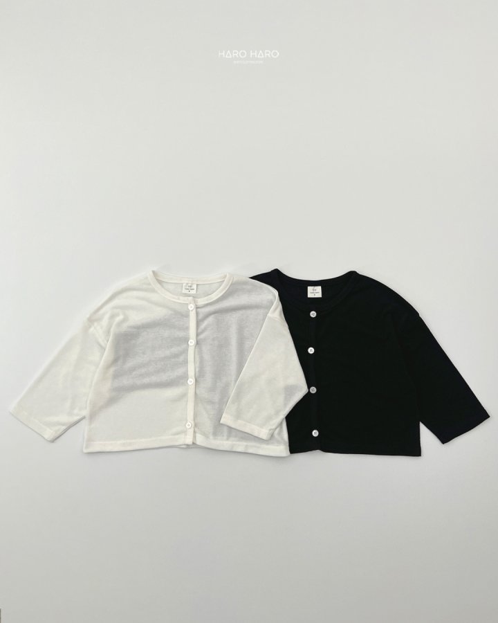 Haro Haro - Korean Children Fashion - #childrensboutique - (1+1) Daily Linen Cardigan - 2