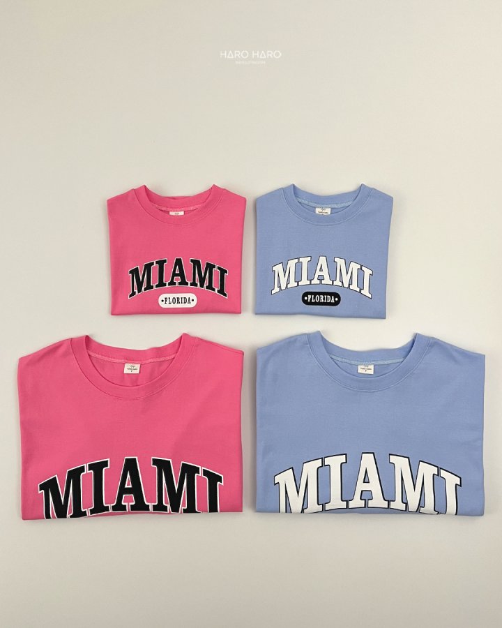 Haro Haro - Korean Children Fashion - #childrensboutique - (Kids) Miami Tee - 11