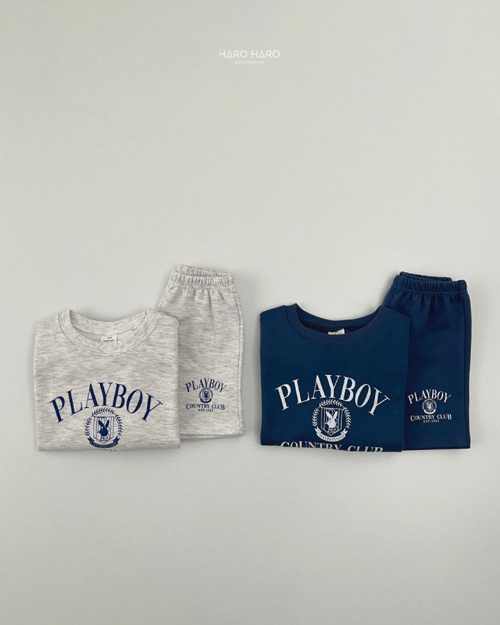 Haro Haro - Korean Children Fashion - #designkidswear - Playboy Top Bottom Set - 7