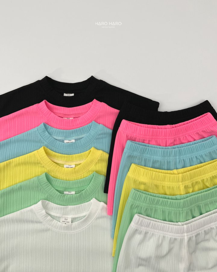 Haro Haro - Korean Children Fashion - #childrensboutique - Pleated Top Bottom Set - 4