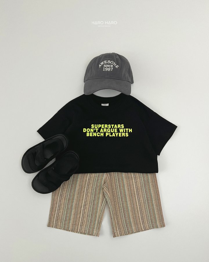 Haro Haro - Korean Children Fashion - #designkidswear - Bell Stripe Pants - 11