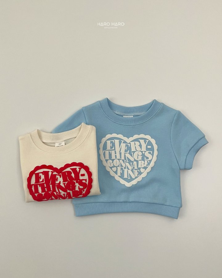 Haro Haro - Korean Children Fashion - #designkidswear - Everything Short Sweatshirts - 6