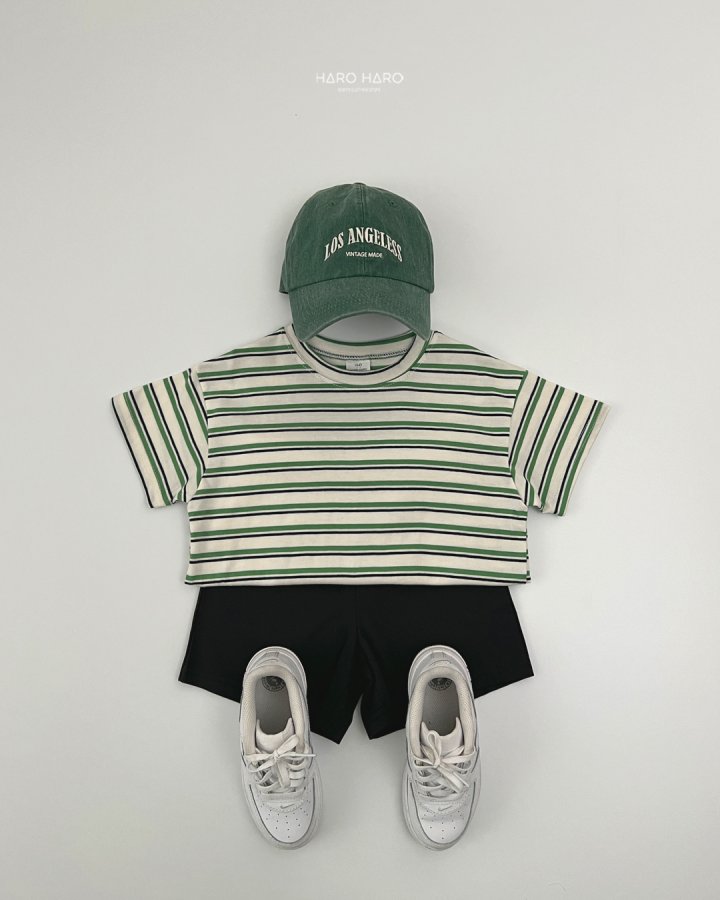 Haro Haro - Korean Children Fashion - #designkidswear - 3 Stripe Tee - 10