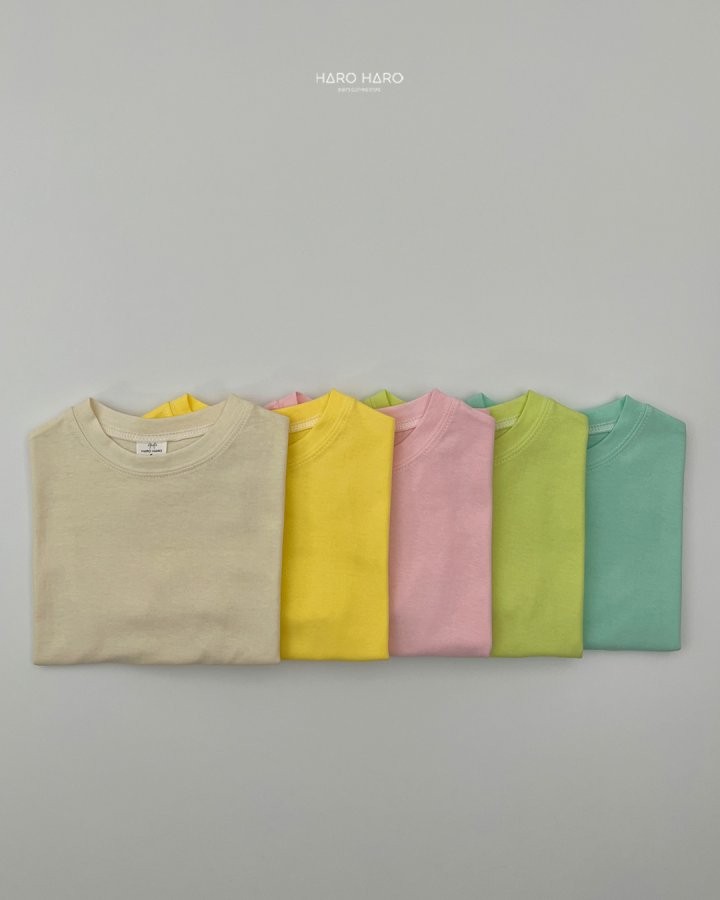 Haro Haro - Korean Children Fashion - #designkidswear - Summer Pastel Tee - 7