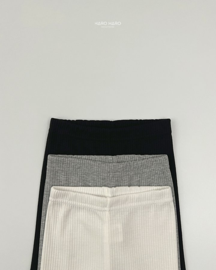 Haro Haro - Korean Children Fashion - #designkidswear - Rib Biker Shorts (set of 3) - 5