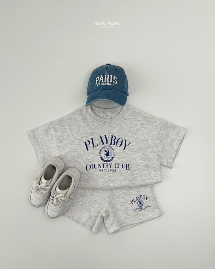 Haro Haro - Korean Children Fashion - #fashionkids - Playboy Top Bottom Set - 9