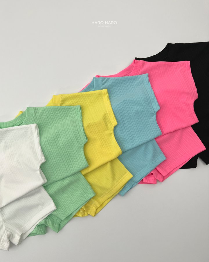 Haro Haro - Korean Children Fashion - #fashionkids - Pleated Top Bottom Set - 6