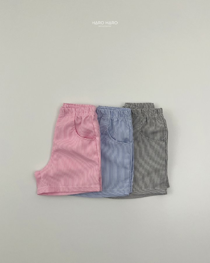 Haro Haro - Korean Children Fashion - #fashionkids - Marine Stripe Pants - 9