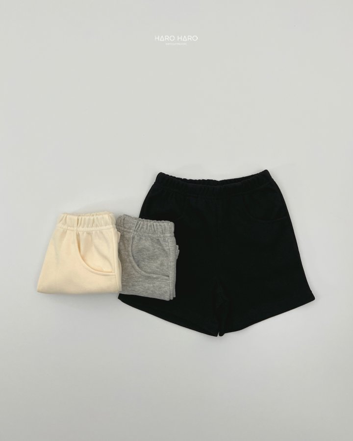 Haro Haro - Korean Children Fashion - #fashionkids - Basic Half Pants (set of 3) - 8