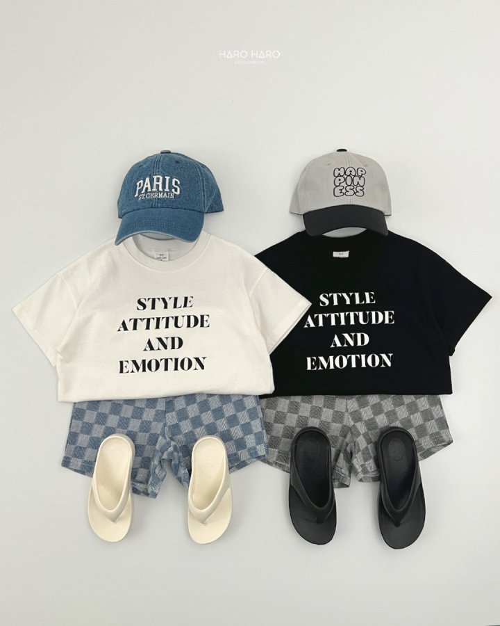 Haro Haro - Korean Children Fashion - #kidsshorts - Check Denim Half Pants - 11