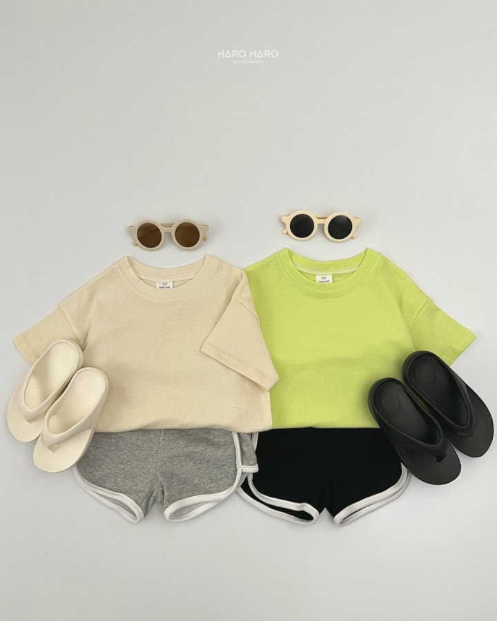 Haro Haro - Korean Children Fashion - #kidsshorts - Summer Pastel Tee - 10