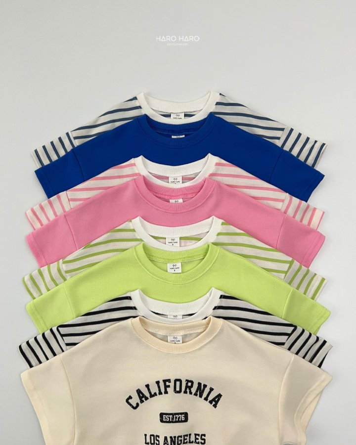Haro Haro - Korean Children Fashion - #kidsshorts - (1+1) California Summer Sweatshirts - 3
