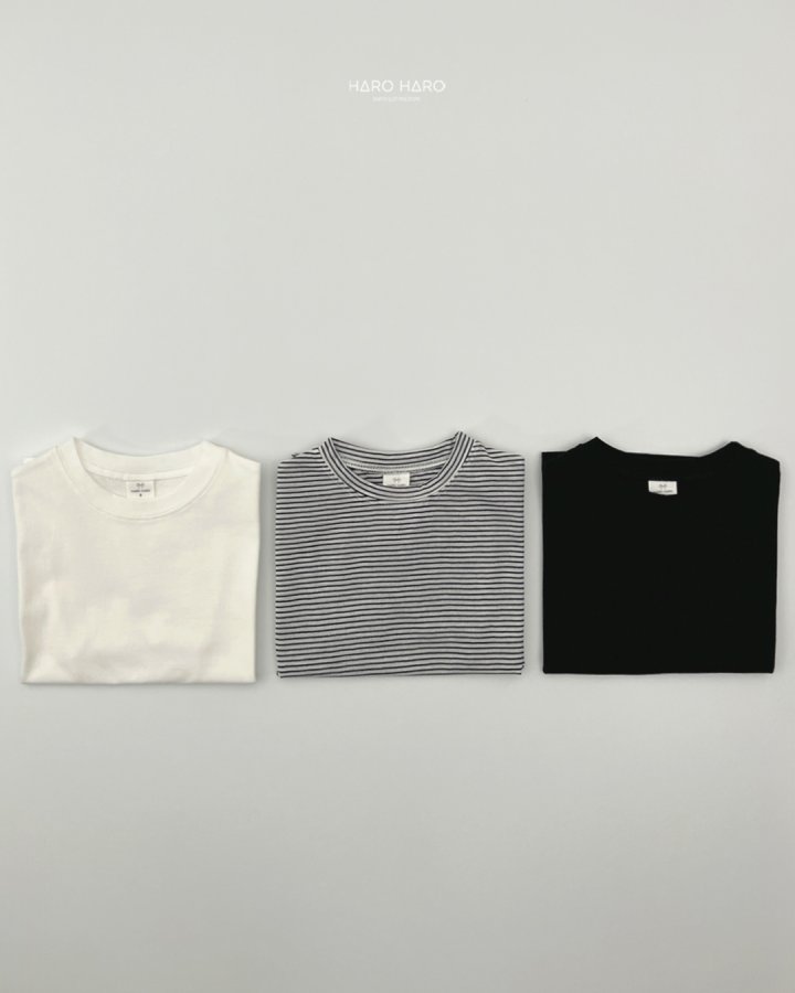 Haro Haro - Korean Children Fashion - #kidsstore - Essential Tee (set of 3) - 8