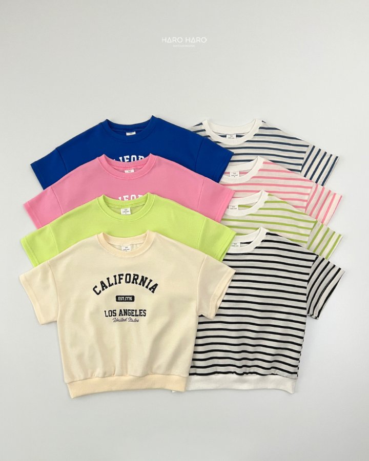 Haro Haro - Korean Children Fashion - #kidsshorts - (1+1) California Summer Sweatshirts - 4
