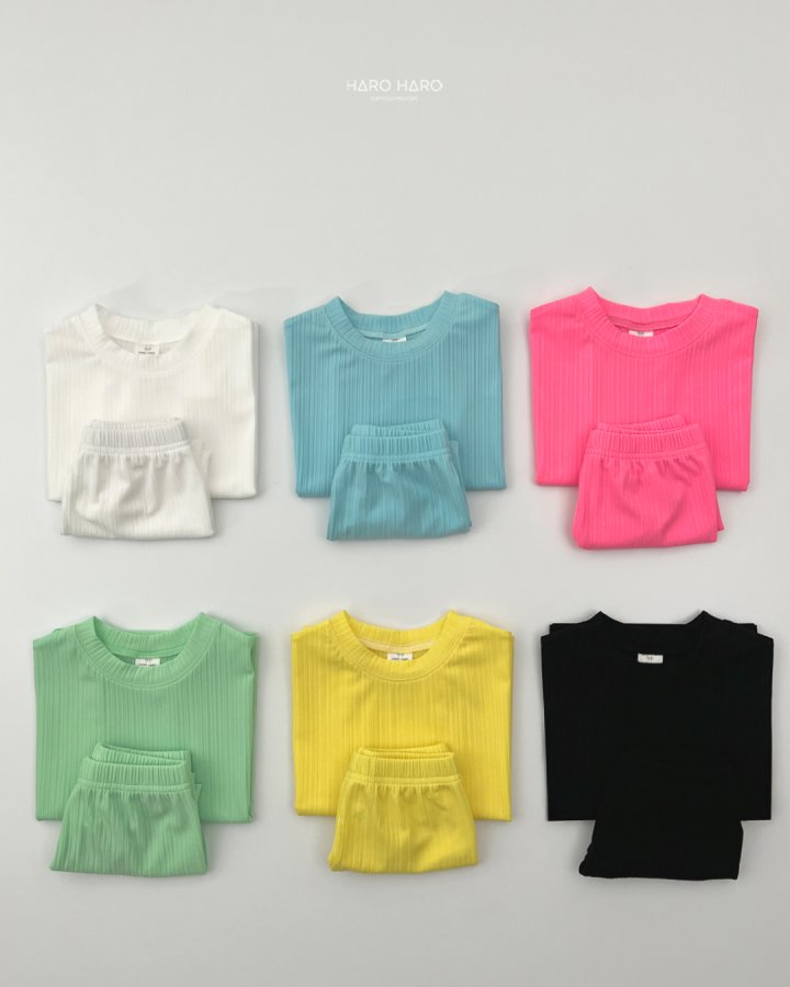 Haro Haro - Korean Children Fashion - #kidzfashiontrend - Pleated Top Bottom Set - 9