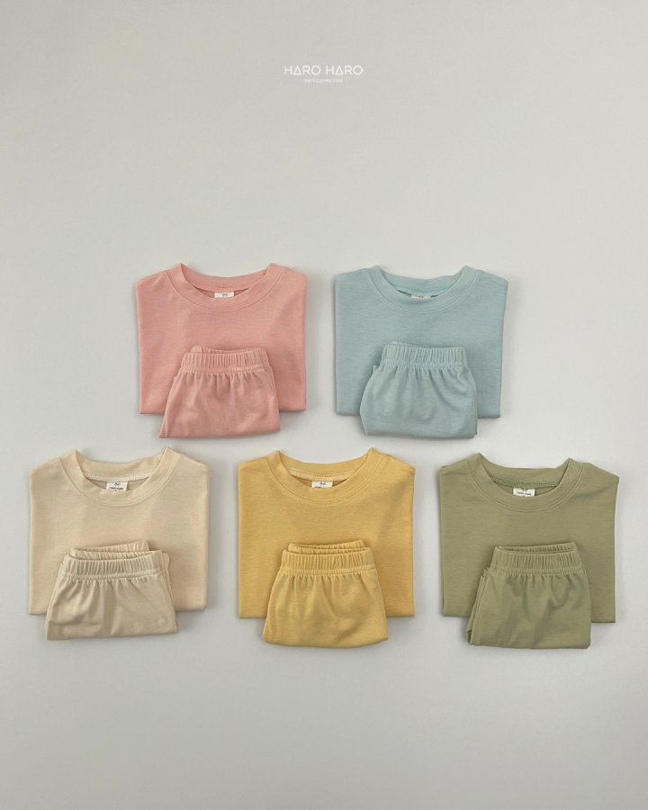 Haro Haro - Korean Children Fashion - #kidzfashiontrend - Ice Cream Top Bottom Set - 8