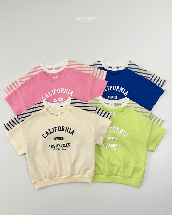 Haro Haro - Korean Children Fashion - #kidzfashiontrend - (1+1) California Summer Sweatshirts - 5
